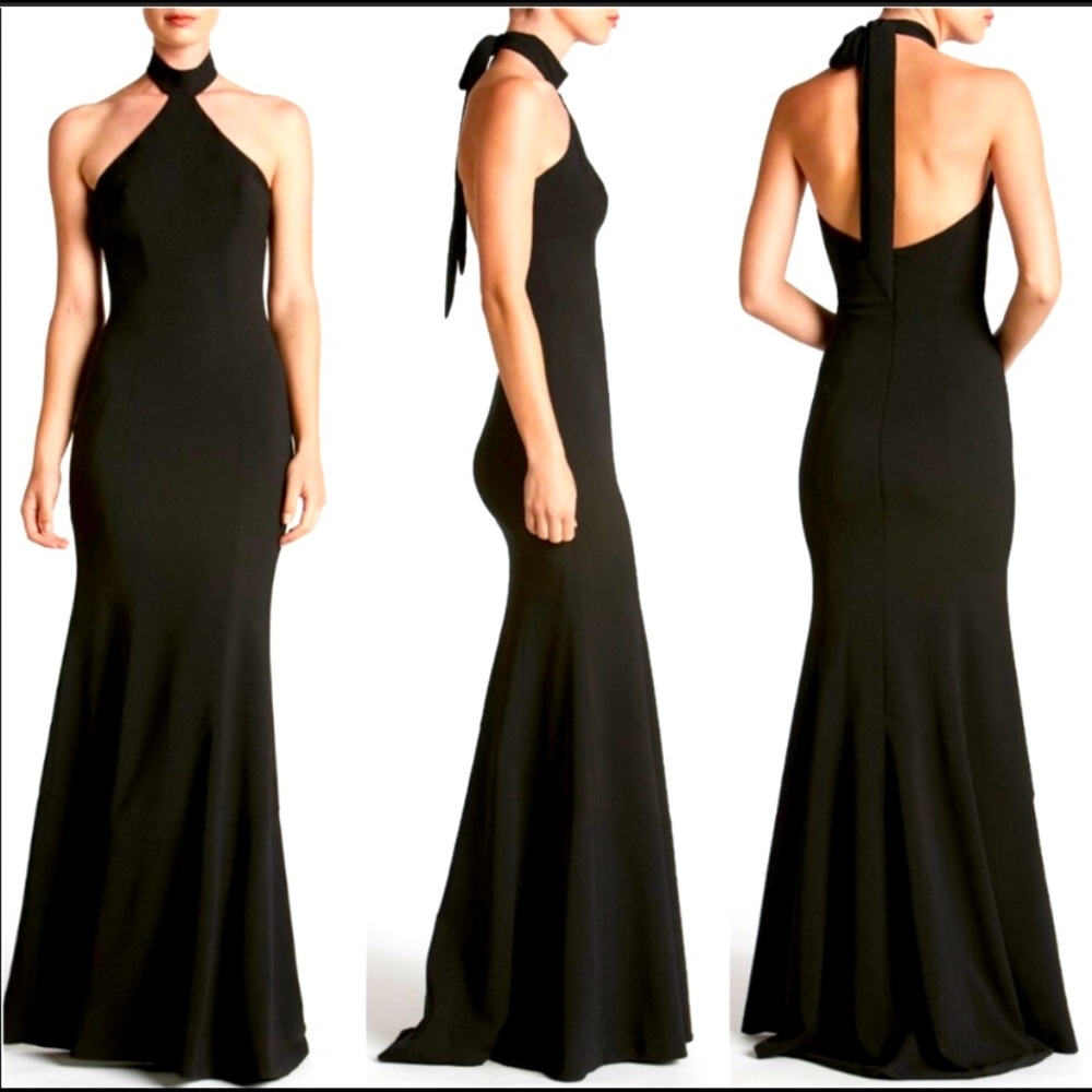 Dress the Population Taylor Halter Gown